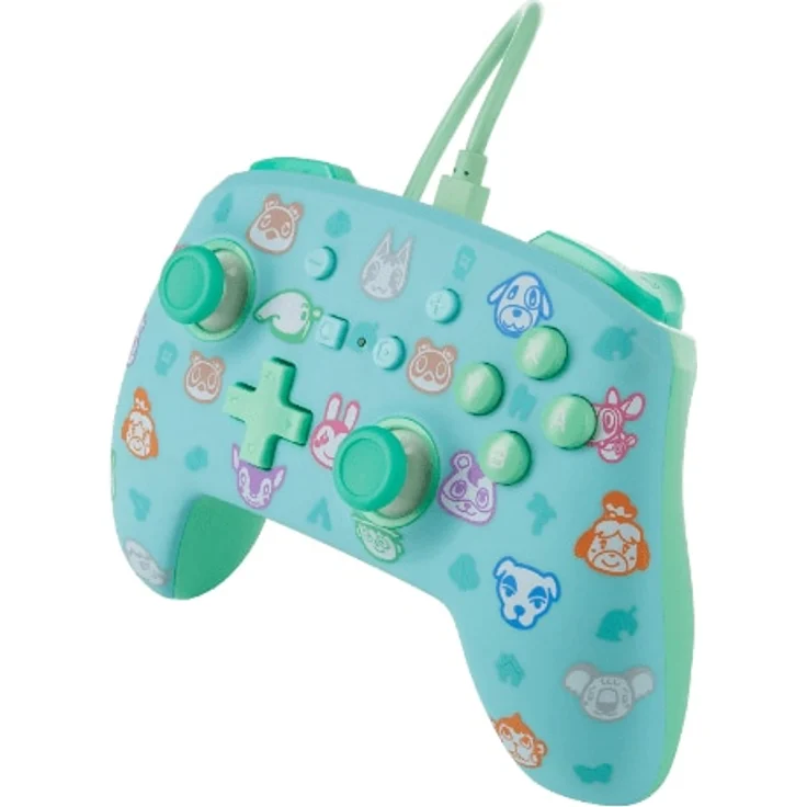 PowerA Enhanced Wired Controller - Animal Crossing Türkis, Grün (1518388-01) (Switch) – Bild 3