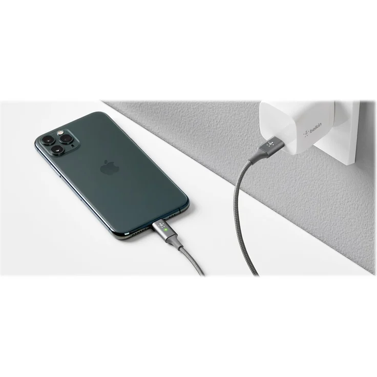 Belkin Smart LED USB-C auf Lightning Kabel, 1,2 m, grau – Bild 10