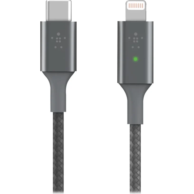 Belkin Smart LED USB-C auf Lightning Kabel, 1,2 m, grau – Bild 8