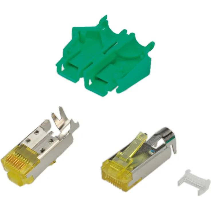 Hirose RJ45-Hirose Stecker STP, TM31 grün