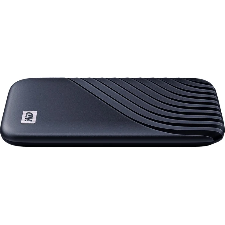 WD My Passport SSD WDBAGF0020BBL - Solid-State-Disk - verschlüsselt - 2 TB - extern (tragbar) - USB 3.2 Gen 2 (USB-C Steckverbinder) - 256-Bit-AES - Mitternachtsblau (WDBAGF0020BBL-WESN) – Bild 3
