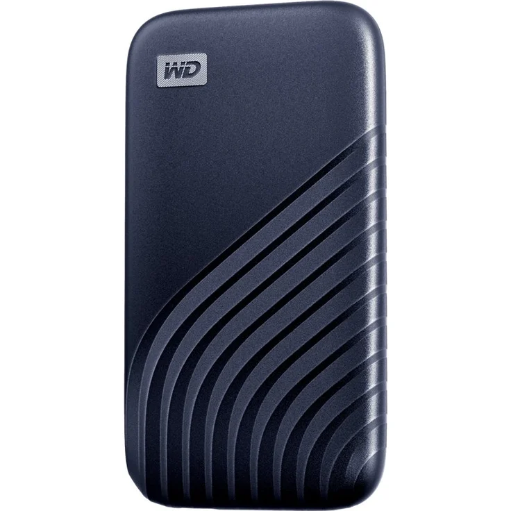 WD My Passport SSD WDBAGF5000ABL - Solid-State-Disk - verschlüsselt - 500 GB - extern (tragbar) - USB 3.2 Gen 2 (USB-C Steckverbinder) - 256-Bit-AES - Mitternachtsblau (WDBAGF5000ABL-WESN) – Bild 7