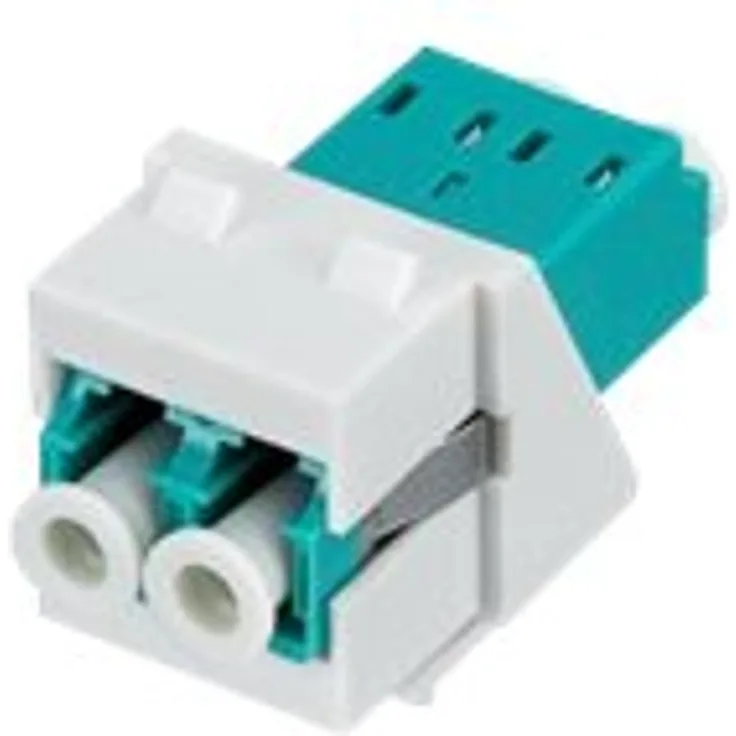 LC-D Keystone Modul KMK-LC-D OM3 aqua reinweiß (228080000)