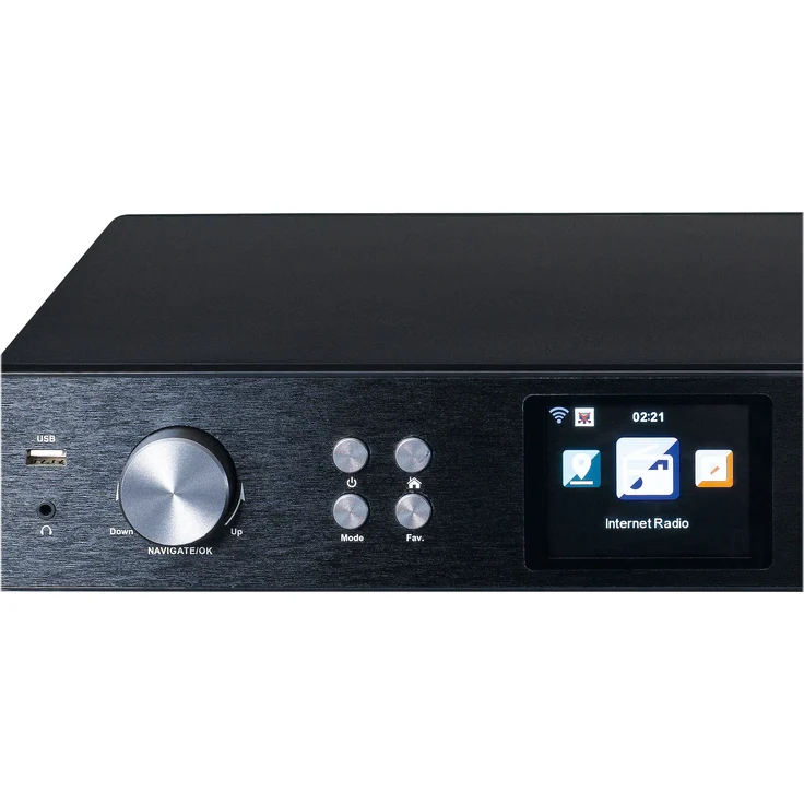 Lenco DIR-250 Internetradio mit Bluetooth, WLAN, schwarz – Bild 6