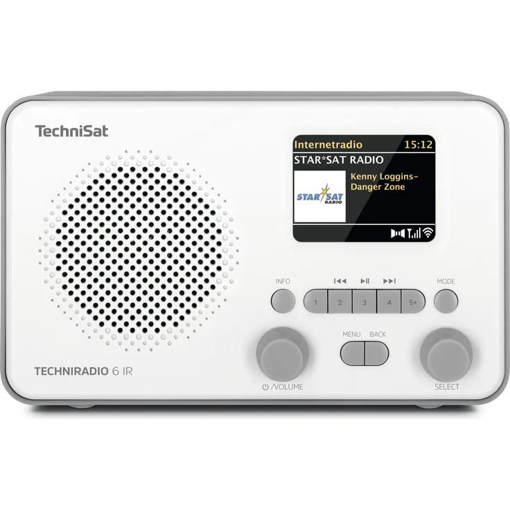 TechniSat Techniradio 6 IR Tragbares Radio mit Bluetooth, WLAN, Wecker, TFT-Display, Wecker, weiß – Bild 9