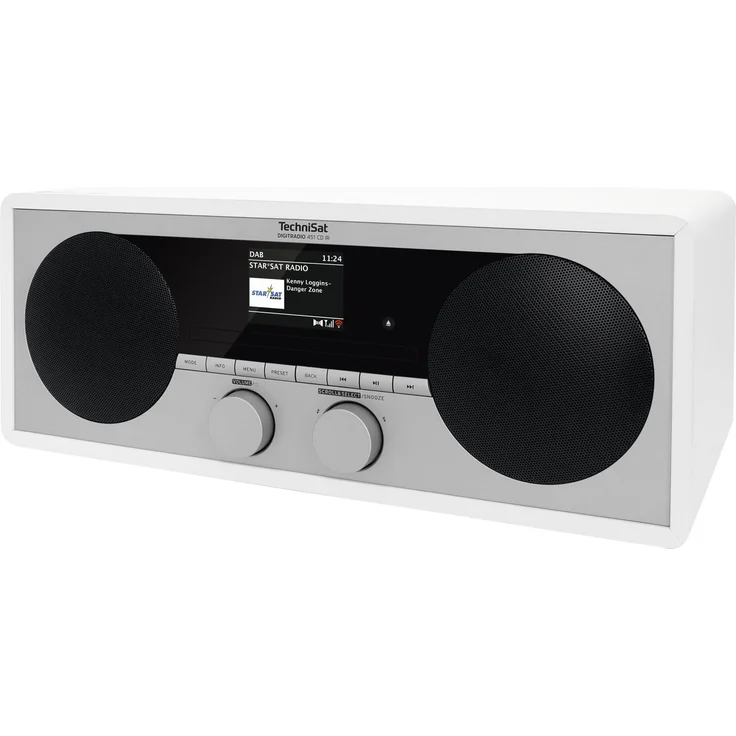 TechniSat DIGITRADIO 451 CD IR CD-Radio mit Bluetooth, WLAN, Wecker, TFT-Display, Wecker, weiß – Bild 7