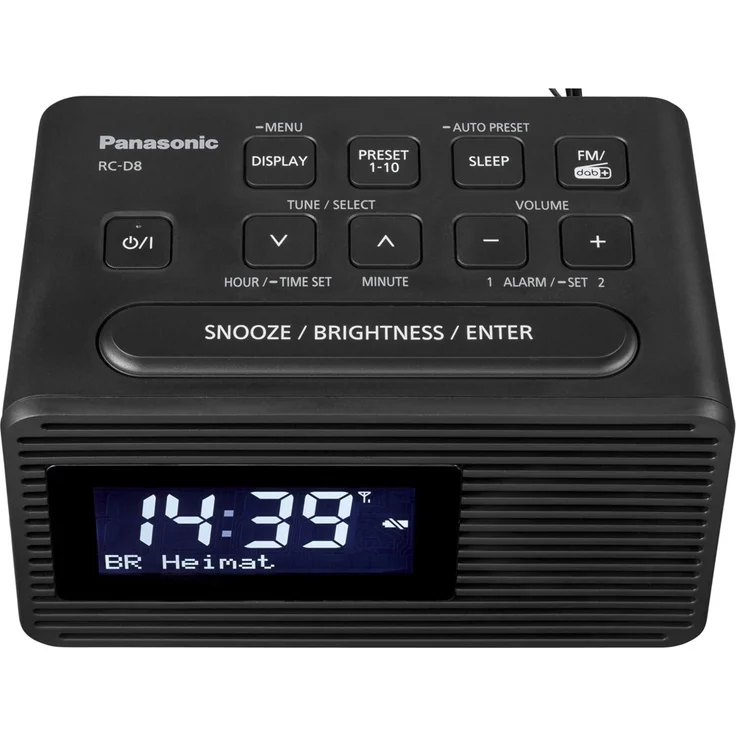 Panasonic RC-D8EG-K DAB+ Radio schwarz – Bild 9