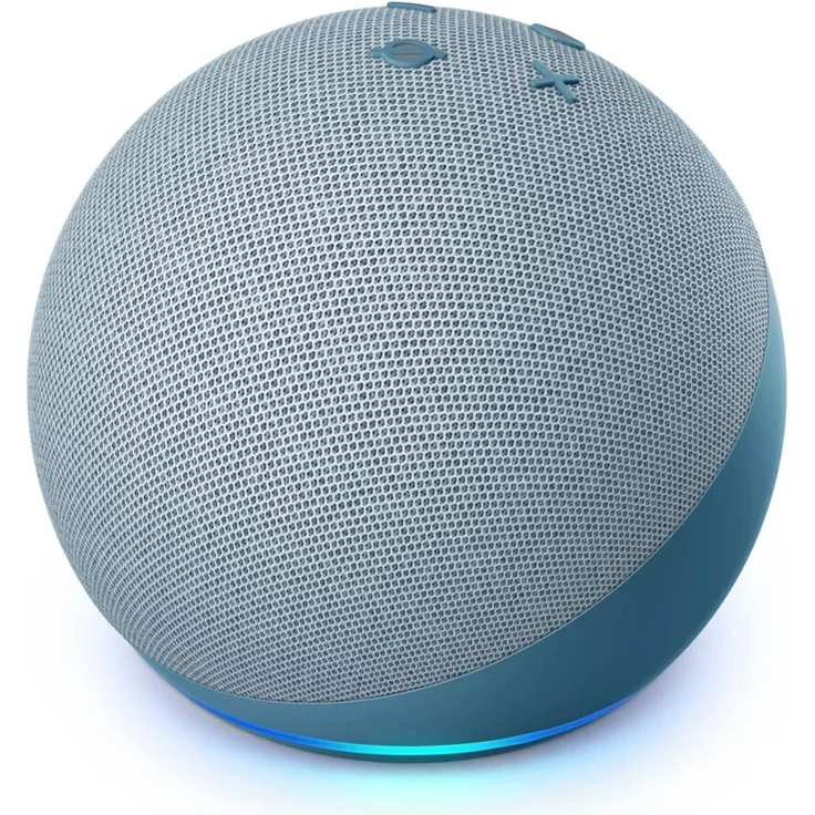 Amazon Echo Dot mit Uhr (4. Generation) Smart Clock für den Nachttisch, mit Alexa, Blaugrau – Bild 13