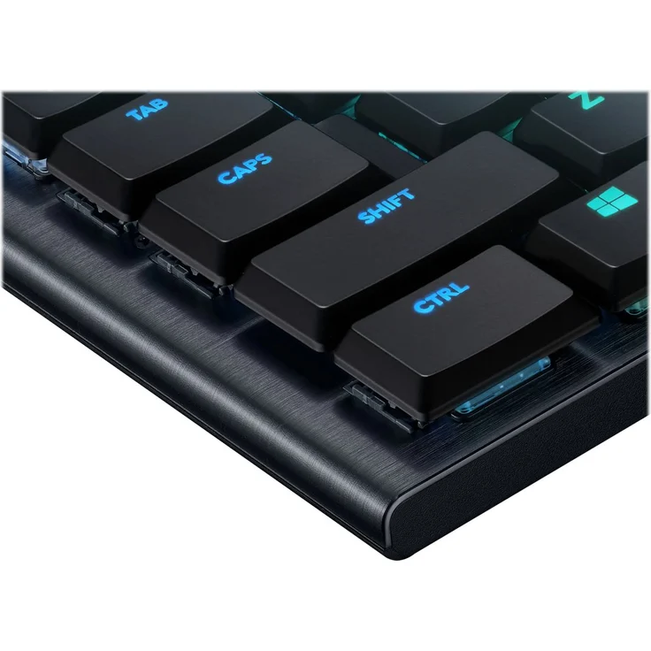 Logitech G915 TKL Tenkeyless LIGHTSPEED Wireless RGB Mechanical Gaming Keyboard - Tastatur - backlit - USB, Bluetooth, LIGHTSPEED - QWERTY - USA International - GL Clicky - Kohle (920-009537) – Bild 10