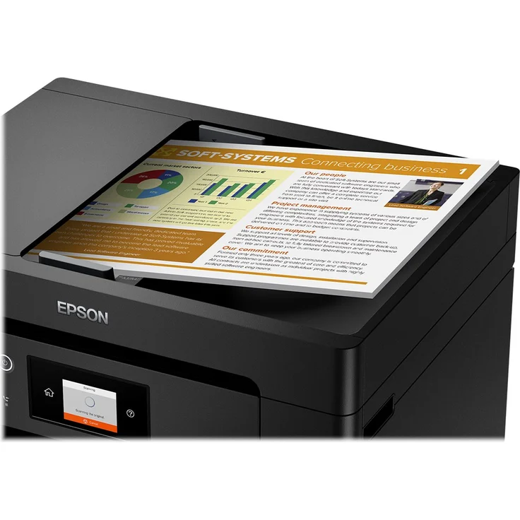 Epson WorkForce WF-7830DTWF 4-in-1 Tintenstrahl-Multifunktionsgerät (Drucker, Scanner, Kopierer, Fax) Auflösung: 4800 x 2400, USB, LAN, Cardreader, WLAN, AirPrint, Mobile Print, NFC, Cloud Print (C11CH68403) – Bild 9
