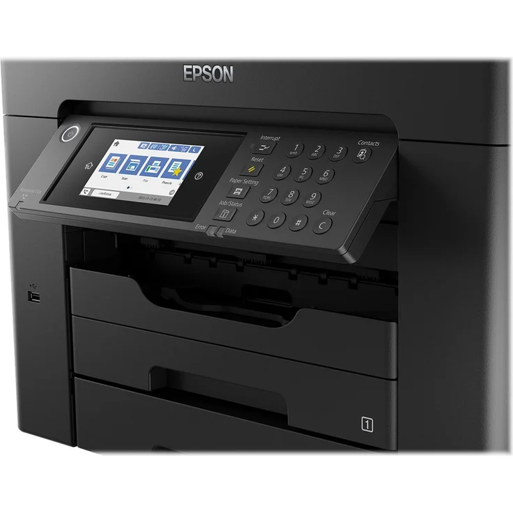 Epson WorkForce WF-7830DTWF 4-in-1 Tintenstrahl-Multifunktionsgerät (Drucker, Scanner, Kopierer, Fax) Auflösung: 4800 x 2400, USB, LAN, Cardreader, WLAN, AirPrint, Mobile Print, NFC, Cloud Print (C11CH68403) – Bild 5