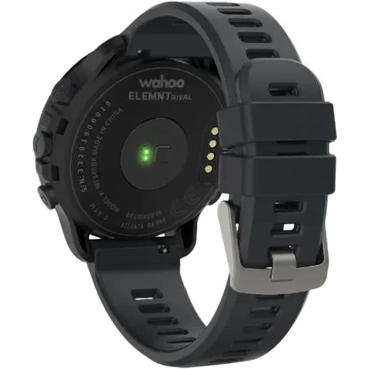 Wahoo Fitness Elemnt Rival Multisportuhr GPS, Unisex, 46,5mm, Silikonarmband, Schwarz – Bild 12