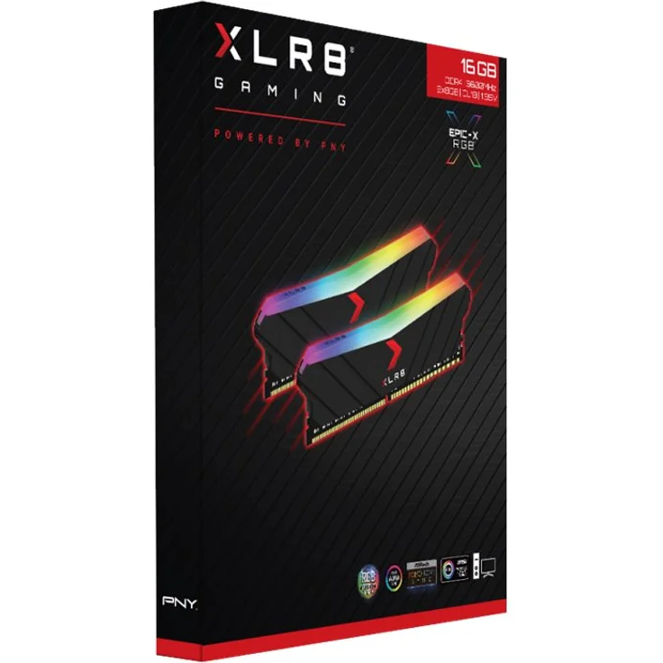 PNY XLR8 Gaming EPIC-X RGB, 16 GB 2 x 8 GB DDR4 3600 MHz - Preisvergleich – Bild 6