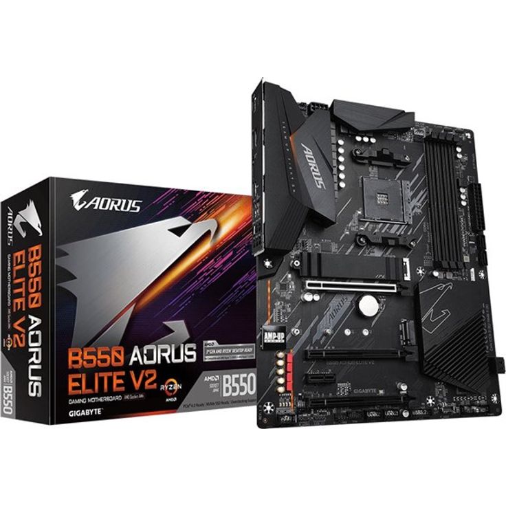 GIGABYTE B550 AORUS Elite V2 - ATX, AMD B550, Sockel AM4, Dual-channel DDR4 (B550 AORUS ELITE V2)