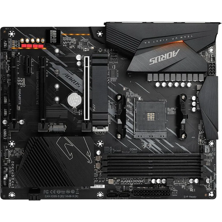 GIGABYTE B550 AORUS Elite V2 - ATX, AMD B550, Sockel AM4, Dual-channel DDR4 (B550 AORUS ELITE V2) – Bild 4