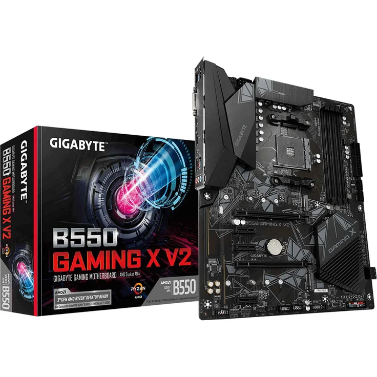 Gigabyte B550 Gaming X V2 - ATX, AMD B550, Sockel AM4, Dual-channel DDR4-SDRAM (B550 GAMING X V2) – Bild 2