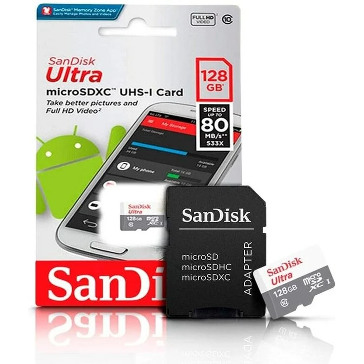 Sandisk SAN-SDSQUNR-128G-GN6TA Micro SDHC Class 10 – Bild 4