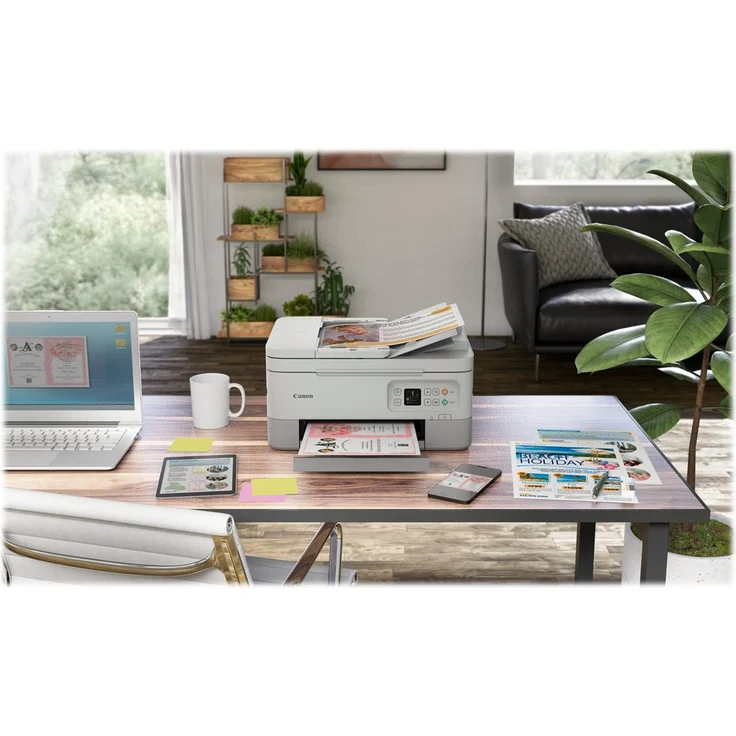 Canon PIXMA TS7451 (3-in-1) Multifunktionsdrucker - Farbe, Druckgeschwindigkeit: 13 s/w, 6,8 Farbe, Auflösung: 4800 x 1200, WLAN, AirPrint, Mobile Print, Wi-Fi Direct, Cloud Print (4460C026) – Bild 7