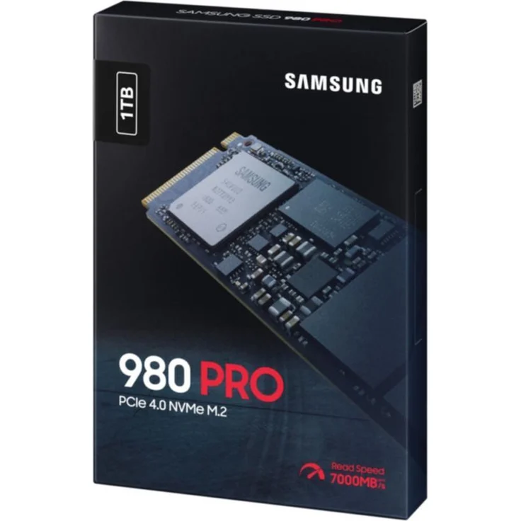 Samsung 980 PRO MZ-V8P1T0BW - Solid-State-Disk - verschlüsselt - 1 TB - intern - M.2 2280 - PCI Express 4.0 x4 (NVMe) - Puffer: 1 GB - 256-Bit-AES - TCG Opal Encryption (MZ-V8P1T0BW) – Bild 6