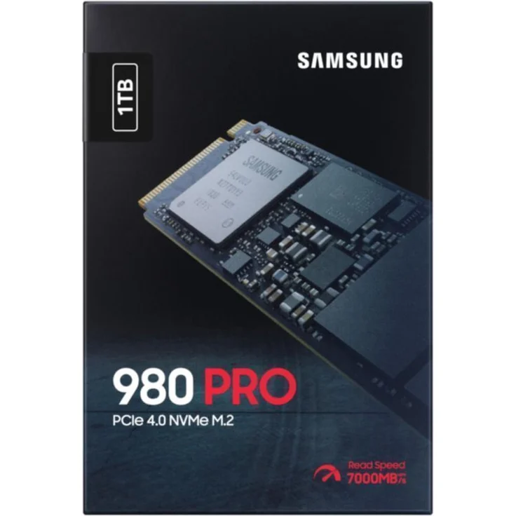 Samsung 980 PRO MZ-V8P1T0BW - Solid-State-Disk - verschlüsselt - 1 TB - intern - M.2 2280 - PCI Express 4.0 x4 (NVMe) - Puffer: 1 GB - 256-Bit-AES - TCG Opal Encryption (MZ-V8P1T0BW) – Bild 4