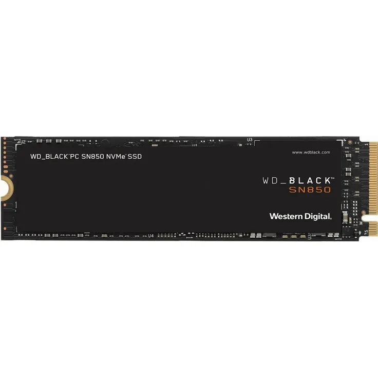 WD Black SN850 NVMe SSD WDS200T1X0E - SSD - 2TB - intern - M.2 2280 - PCI Express 4,0 x4 (NVMe) (WDS200T1X0E)