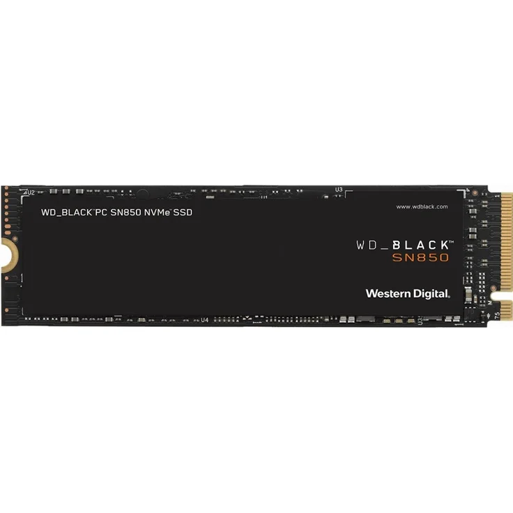 WD Black SN850 NVMe SSD WDS200T1X0E - SSD - 2TB - intern - M.2 2280 - PCI Express 4,0 x4 (NVMe) (WDS200T1X0E) – Bild 1