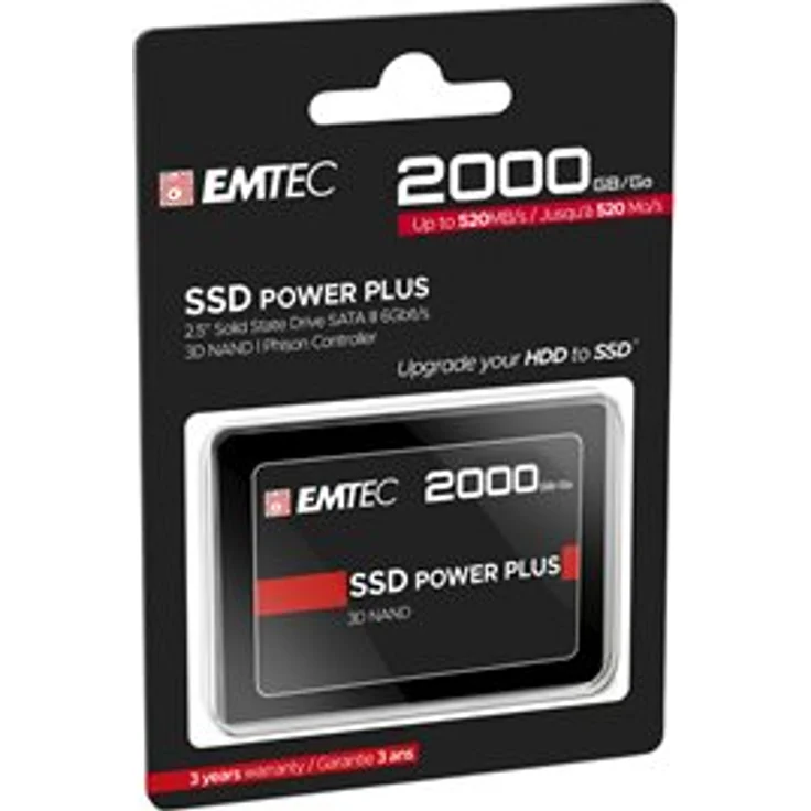 EMTEC X150 Power Plus - Solid-State-Disk - 2 TB - intern - 2.5 Zoll (6.4 cm) - SATA 6Gb/s (ECSSD2TX150) – Bild 5