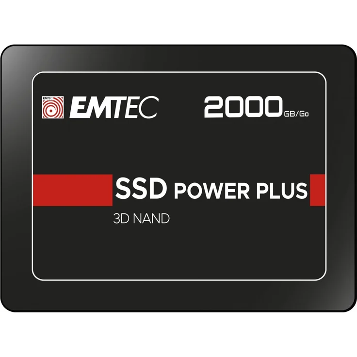 EMTEC X150 Power Plus - Solid-State-Disk - 2 TB - intern - 2.5 Zoll (6.4 cm) - SATA 6Gb/s (ECSSD2TX150) – Bild 1