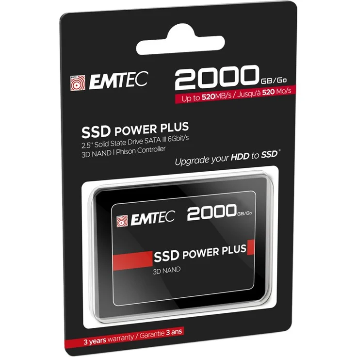 EMTEC X150 Power Plus - Solid-State-Disk - 2 TB - intern - 2.5 Zoll (6.4 cm) - SATA 6Gb/s (ECSSD2TX150) – Bild 7