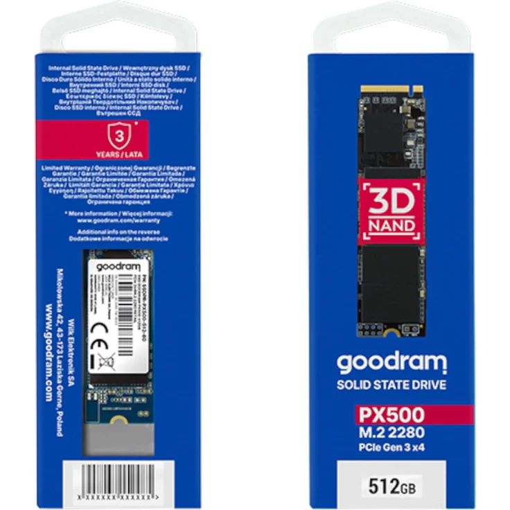 Goodram PX500 Speicherkarte 512 GB M2 (SSDPR-PX500-512-80) – Bild 3