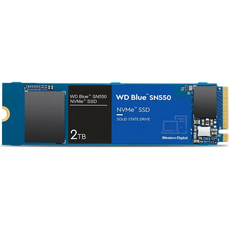 WD Blue SN550 NVMe SSD WDS200T2B0C - Solid-State-Disk - 2 TB - intern - M.2 2280 - PCI Express 3.0 x4 (NVMe) (WDS200T2B0C) – Bild 6