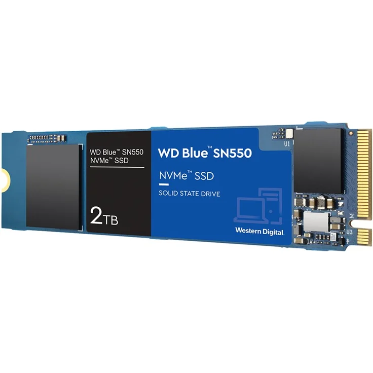 WD Blue SN550 NVMe SSD WDS200T2B0C - Solid-State-Disk - 2 TB - intern - M.2 2280 - PCI Express 3.0 x4 (NVMe) (WDS200T2B0C) – Bild 8