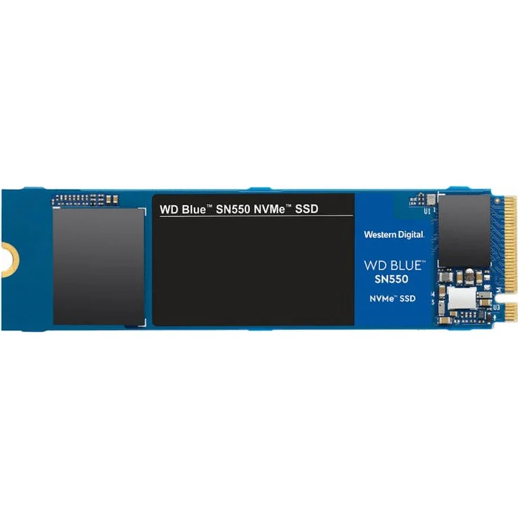WD Blue SN550 NVMe SSD WDS200T2B0C - Solid-State-Disk - 2 TB - intern - M.2 2280 - PCI Express 3.0 x4 (NVMe) (WDS200T2B0C) – Bild 1