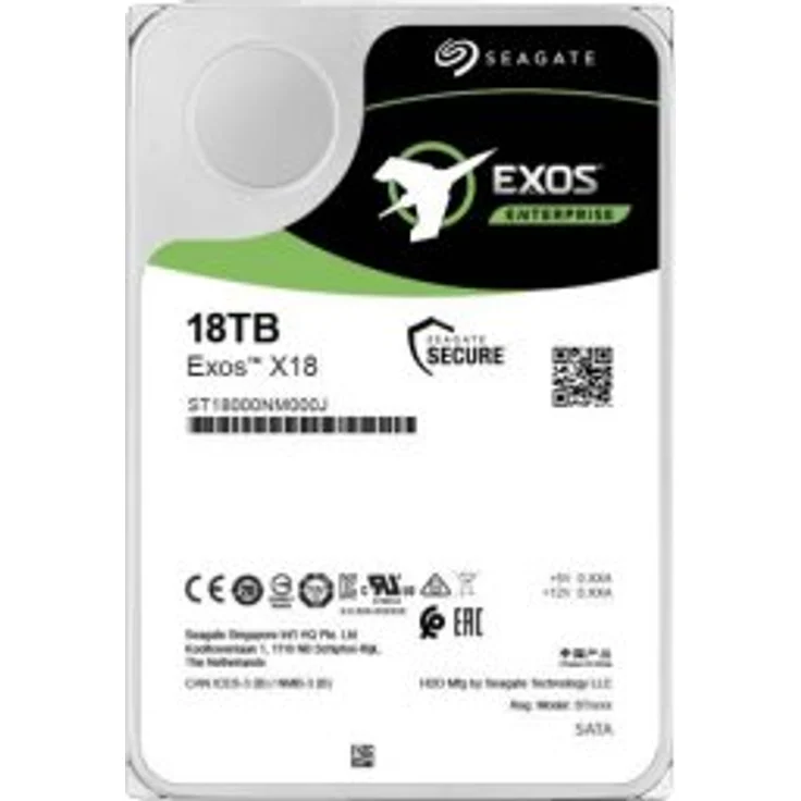Seagate Exos X18 ST18000NM004J - Festplatte - 18 TB - intern - SAS 12Gb/s - 7200 rpm - Puffer: 256 MB (ST18000NM004J) – Bild 4