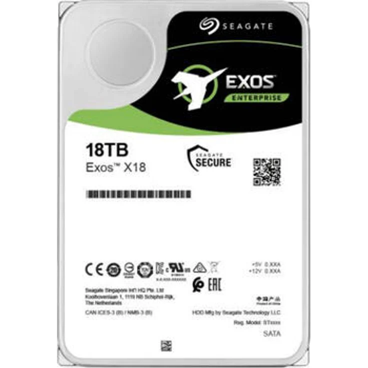 Seagate Exos X18 ST18000NM004J - Festplatte - 18 TB - intern - SAS 12Gb/s - 7200 rpm - Puffer: 256 MB (ST18000NM004J) – Bild 8