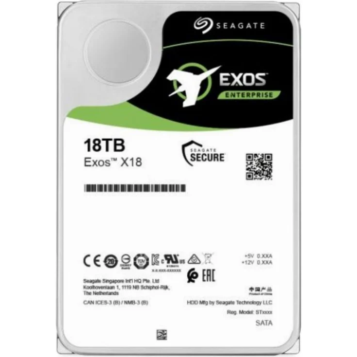 Seagate Exos X18 ST18000NM004J - Festplatte - 18 TB - intern - SAS 12Gb/s - 7200 rpm - Puffer: 256 MB (ST18000NM004J) – Bild 7