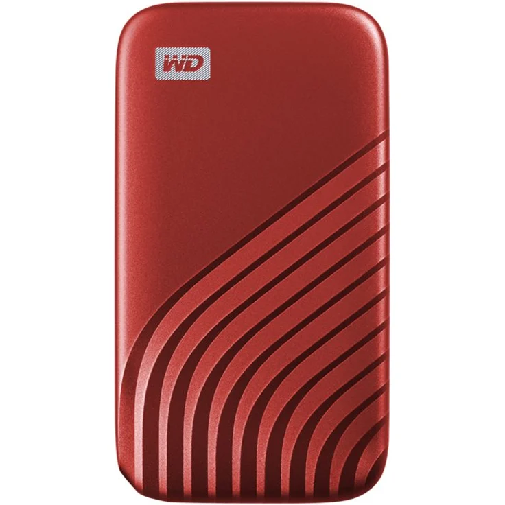 WD My Passport SSD WDBAGF0020BRD - Solid-State-Disk - verschlüsselt - 2 TB - extern (tragbar) - USB 3.2 Gen 2 (USB-C Steckverbinder) - 256-Bit-AES - Rot (WDBAGF0020BRD-WESN) – Bild 10