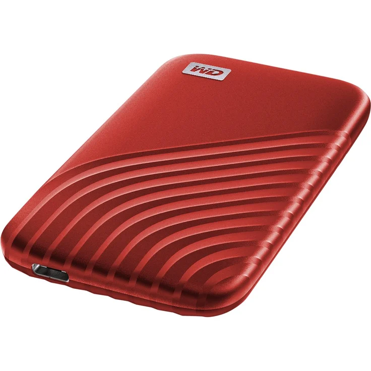 WD My Passport SSD WDBAGF0020BRD - Solid-State-Disk - verschlüsselt - 2 TB - extern (tragbar) - USB 3.2 Gen 2 (USB-C Steckverbinder) - 256-Bit-AES - Rot (WDBAGF0020BRD-WESN) – Bild 12