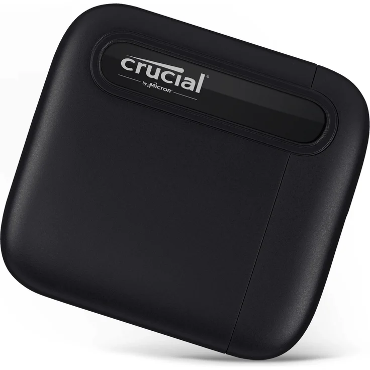 Crucial X6 - Solid-State-Disk - 1 TB - extern (tragbar) - USB 3.1 Gen 2 (USB-C Steckverbinder) - Schwarz (CT1000X6SSD9) – Bild 2