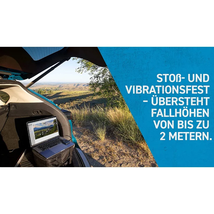 Crucial X6 - Solid-State-Disk - 1 TB - extern (tragbar) - USB 3.1 Gen 2 (USB-C Steckverbinder) - Schwarz (CT1000X6SSD9) – Bild 12