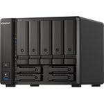 QNAP 9-bay NAS AMD Ryzen V1500B 8GB DDR4 SODIMM 5x6.35cm 2.5 Zoll-8.89cm 3.5 Zoll SATA 6Gbps + 2x26.35cm 2.5 Zoll U.2 NVMe PCIe Gen3 x4