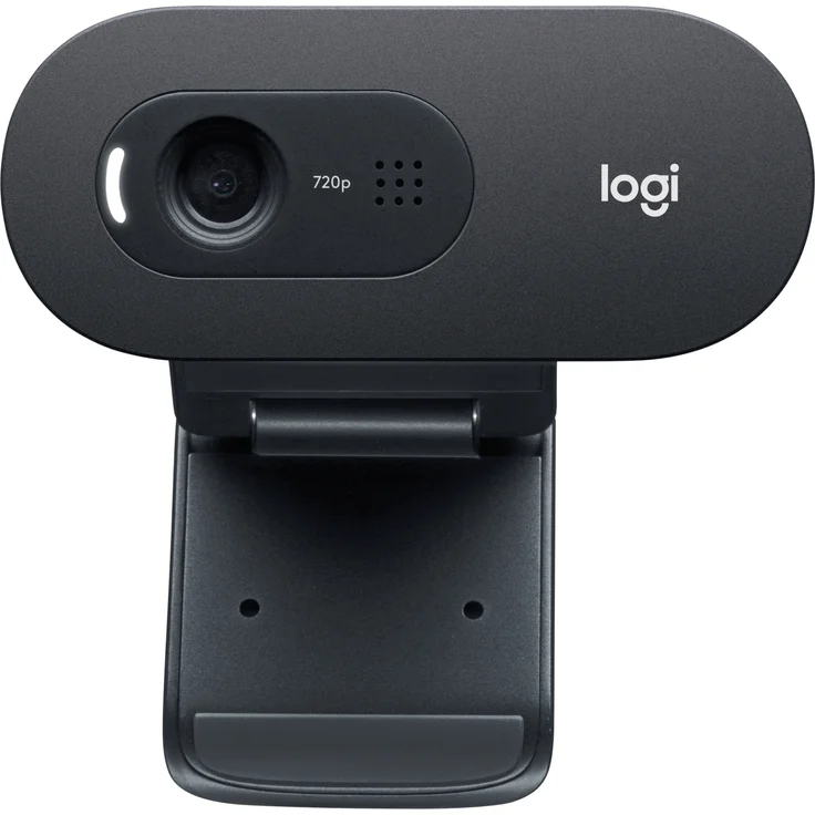Logitech C505 HD Webcam - 720p externe USB Kamera für den Computer-Bildschirm mit Langstreckenmikrofon - Kompatibel mit PC, Mac und Chromebook - Grau (960-001364) – Bild 7