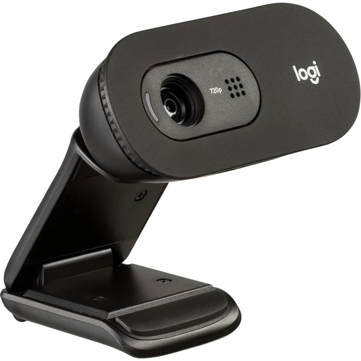 Logitech C505 HD Webcam - 720p externe USB Kamera für den Computer-Bildschirm mit Langstreckenmikrofon - Kompatibel mit PC, Mac und Chromebook - Grau (960-001364) – Bild 4