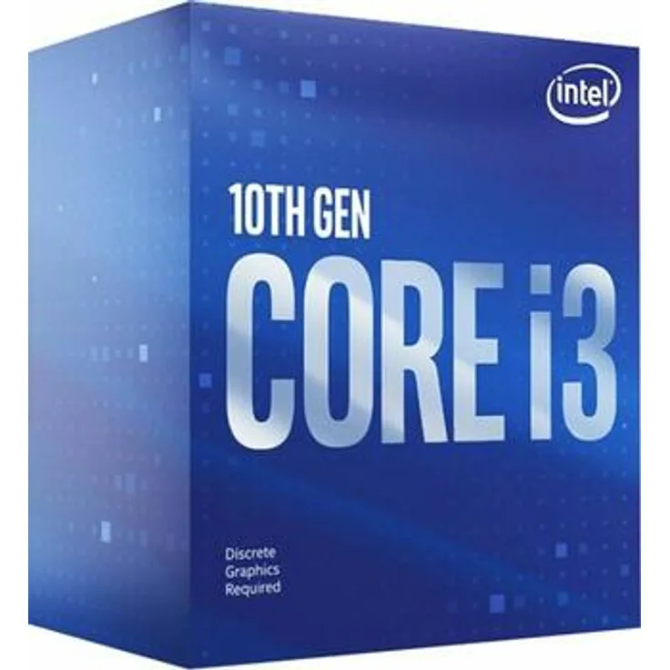 Intel Core i3-10100F, 4 Kerne (8 Threads), 3,6 - 4,3 GHz, Boxed (BX8070110100F)