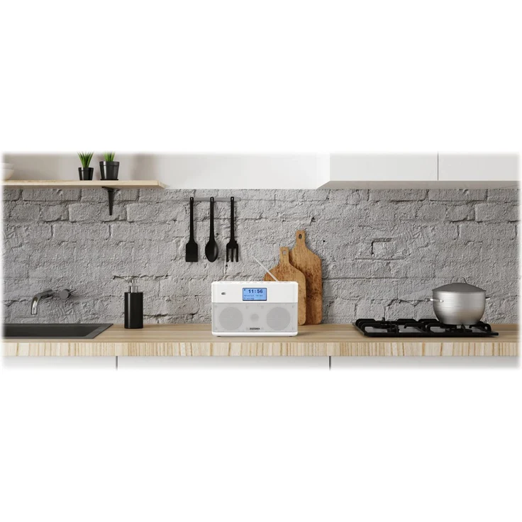 Kenwood CR-ST100S-W Internetradio mit Bluetooth, WLAN, Wecker, TFT-Display, Spotify Connect, weiß – Bild 9