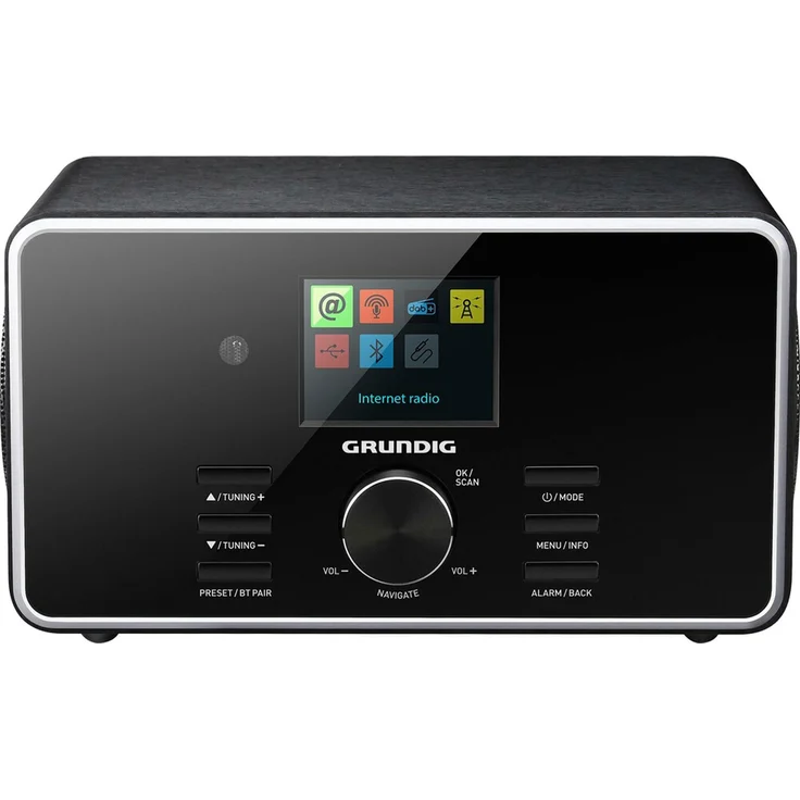 Grundig DTR 5000 X Tischradio mit Bluetooth, WLAN, Wecker, TFT-Display, Wecker, LCD-Display, Wecker, schwarz – Bild 5