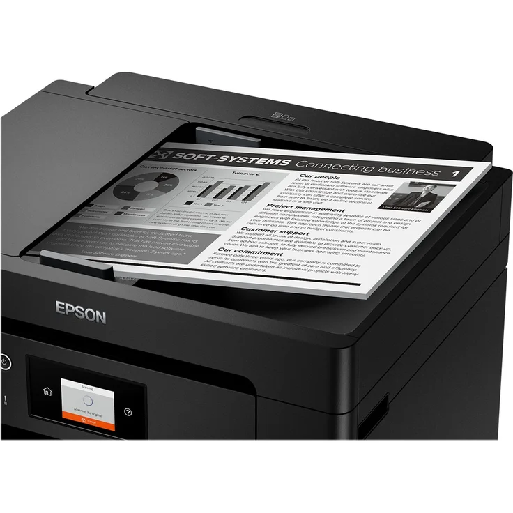 Epson EcoTank ET-M16600 (3-in-1) Multifunktionsdrucker - (Tintenstrahl) Mono, Druckgeschwindigkeit: 25 s/w, 16 Farbe, Auflösung: 4800 x 1200, Gb LAN, 1x USB 2.0 (Host), WLAN, AirPrint, Mobile Print, WiFi-Direct (C11CJ41401) – Bild 12
