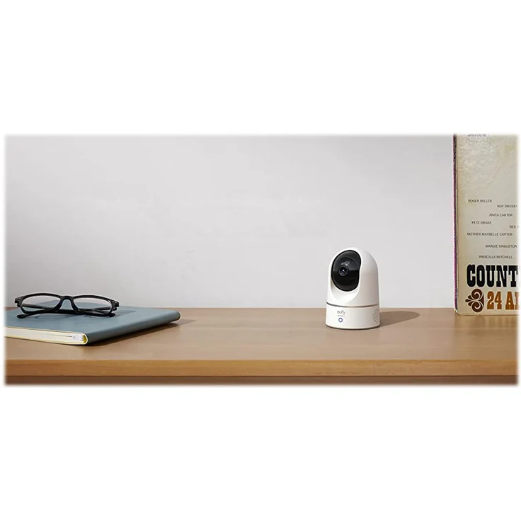 eufy Security Indoor Cam 2K Überwachungskamera für Innenbereiche, Plug-In Schwenk-Neige-Sicherheitskamera, IP Kamera, Personenerkennung, mit Sprachassistent, Bewegungssensor, HomeBase nicht kompatibel, weiß – Bild 9