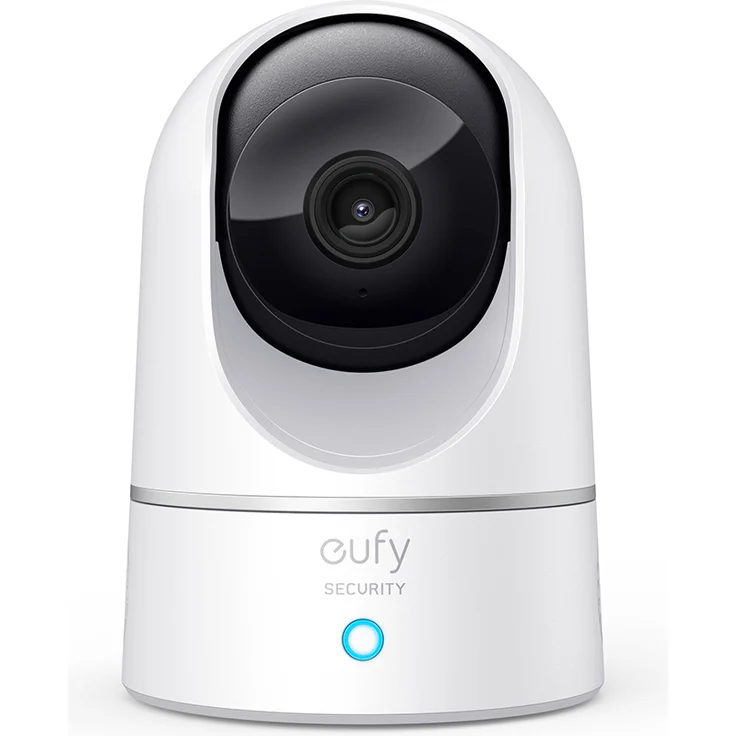 eufy Security Indoor Cam 2K Überwachungskamera für Innenbereiche, Plug-In Schwenk-Neige-Sicherheitskamera, IP Kamera, Personenerkennung, mit Sprachassistent, Bewegungssensor, HomeBase nicht kompatibel, weiß – Bild 7