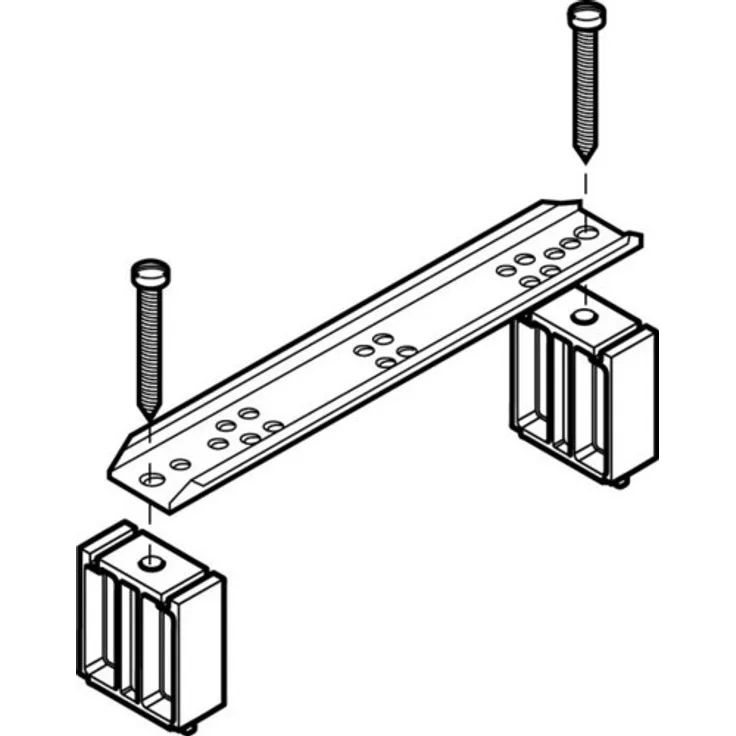 ABN BraunESPRO-Hut-Profilschiene 7,5mm 1FB fuer Zaehler-Verteilerfeld